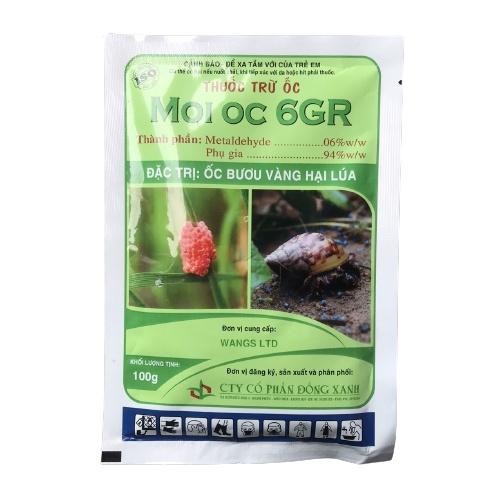 Bã trừ ốc Moi Oc 6GR , diệt ốc hại cây trồng 100gr