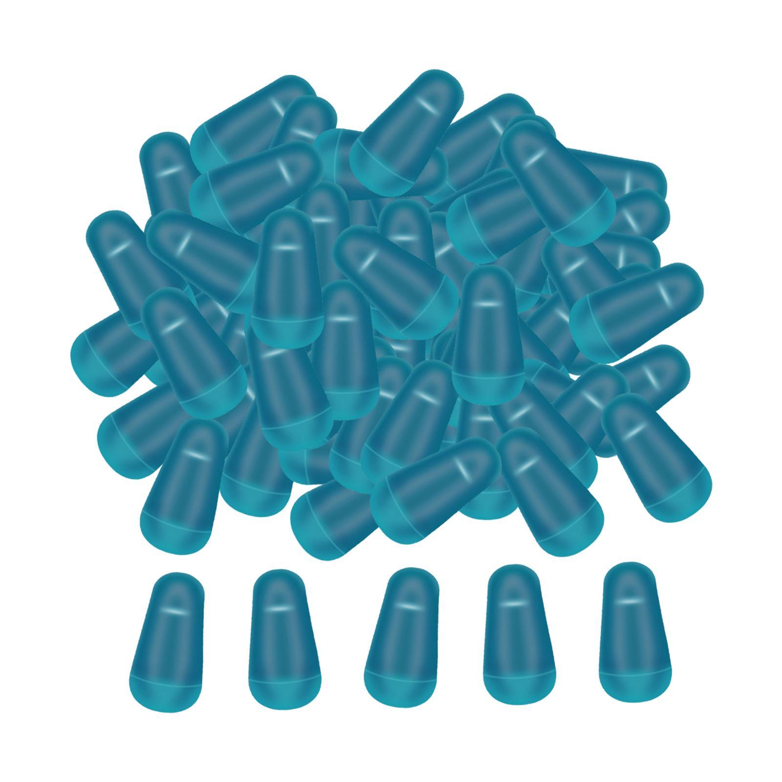 100x Space Beans Fishing Float Easy to Use Fishing Bobber Fishing Bobber Space Beans Rubber Bobber Stoppers for Stream Walleyes