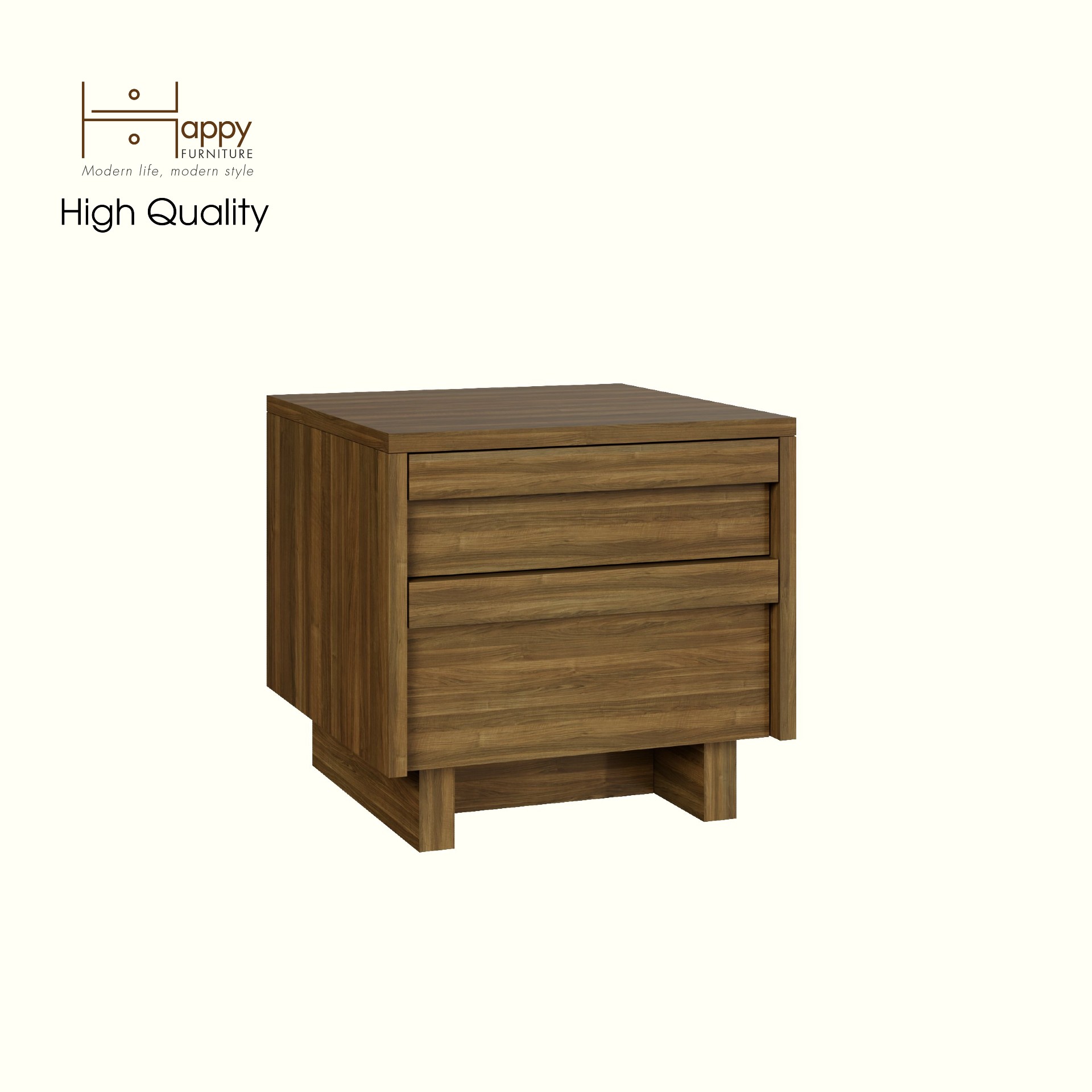[Happy Home Furniture] MAVIS, Táp đầu giường 2 ngăn kéo , 40cm x 40cm x 38cm ( DxRxC), THK_142