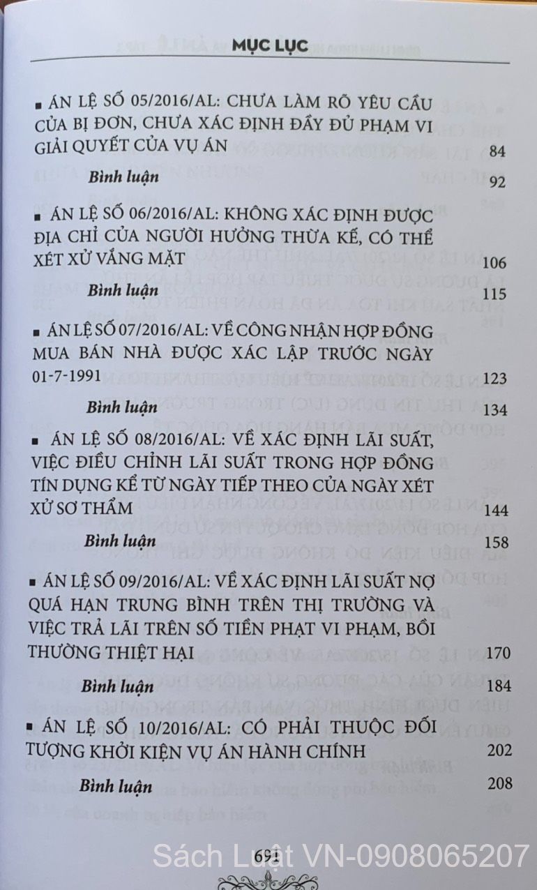 Bình luận khoa học bản án và án lệ - tập 1