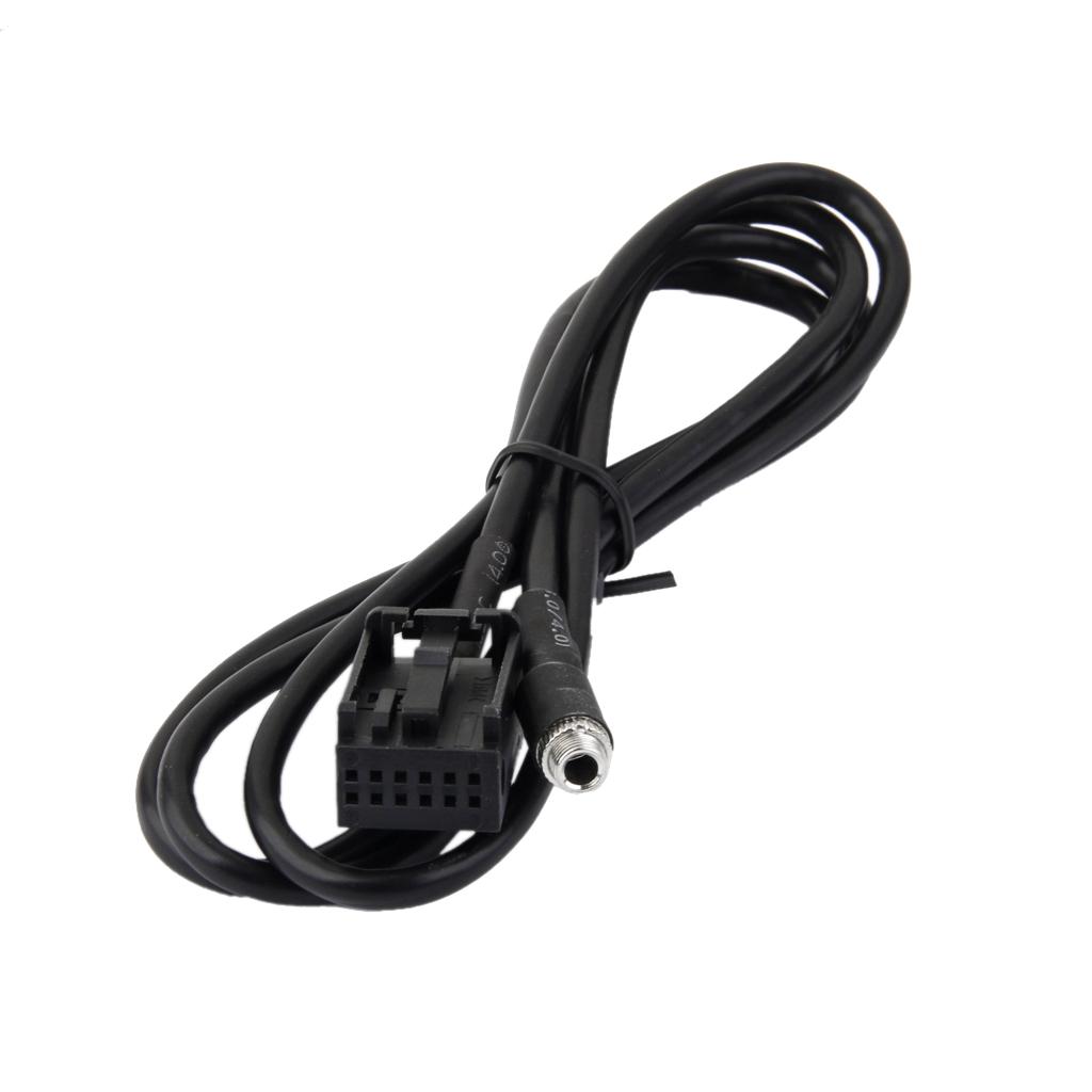 Music 3.5mm Female Jack Car USB Aux-in Adapter Cable FOR 2003-08 BMW E85/E86