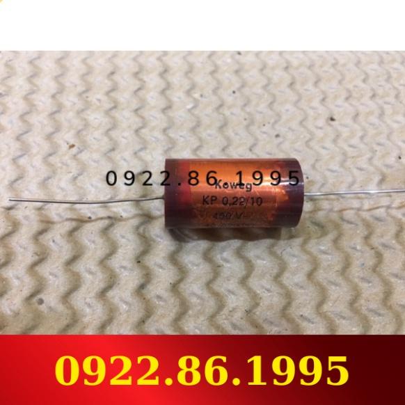 Tụ điện Audio 0.22uf/400VDC Koweg hàng mới về