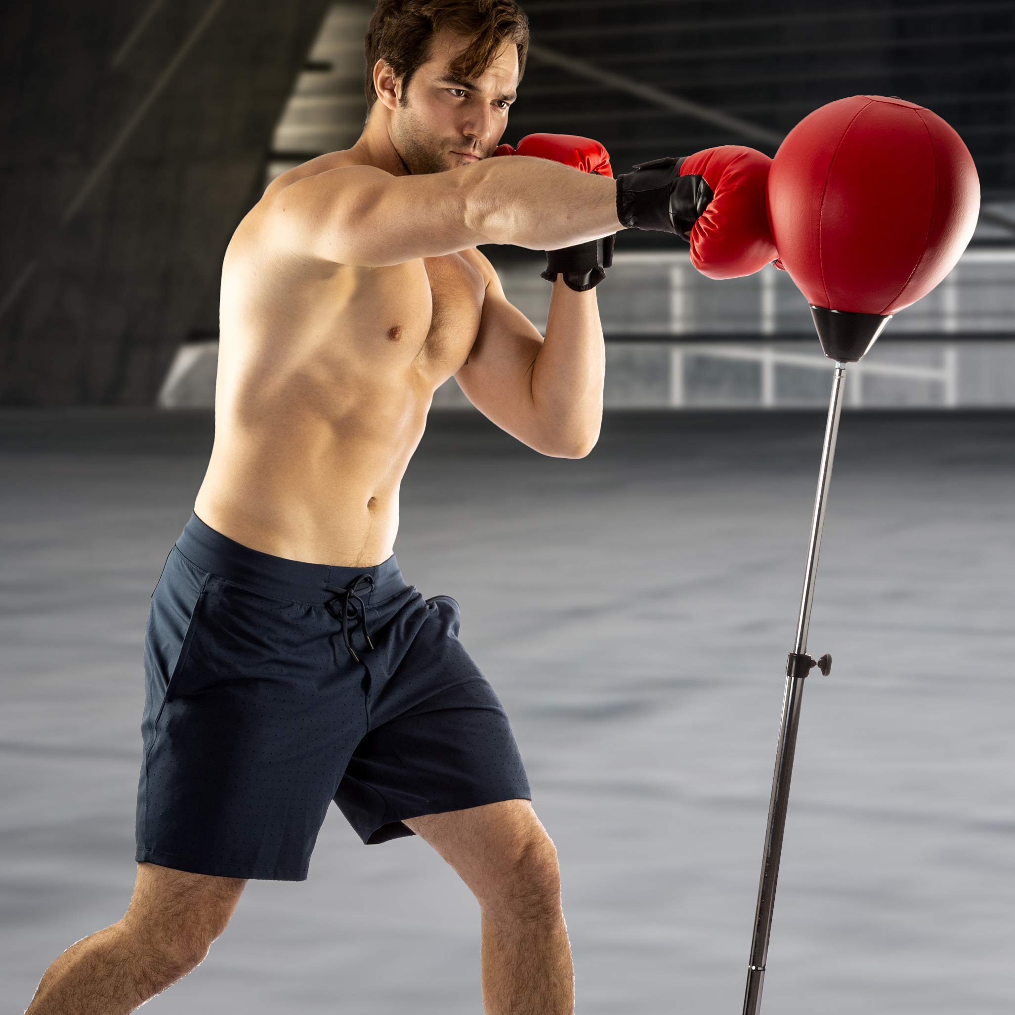 Trụ Đấm Bóc Luyện Phản Xạ Giải Toả Căng Thẳng Boxing Home Gym Pro