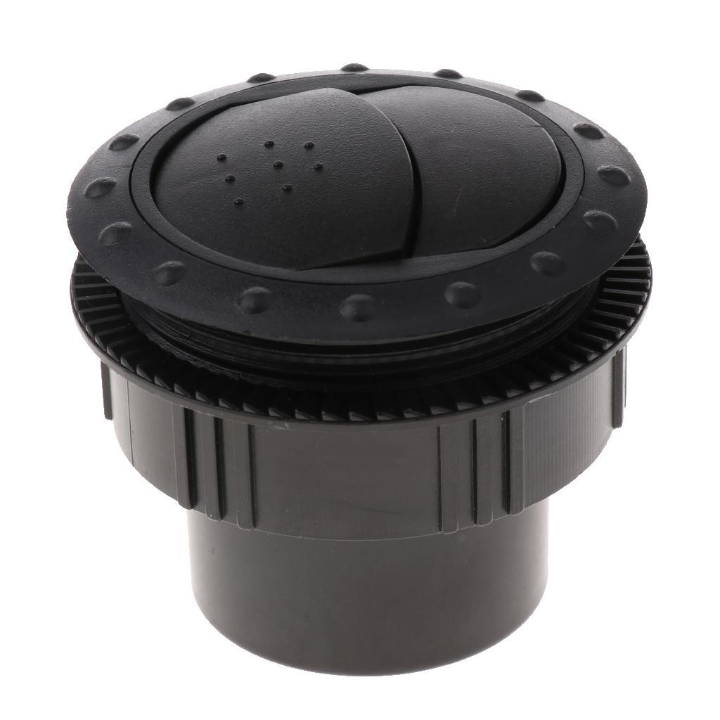 RV Motorhome Truck Trailer Interior Air Vent Exhaust Outlet Black