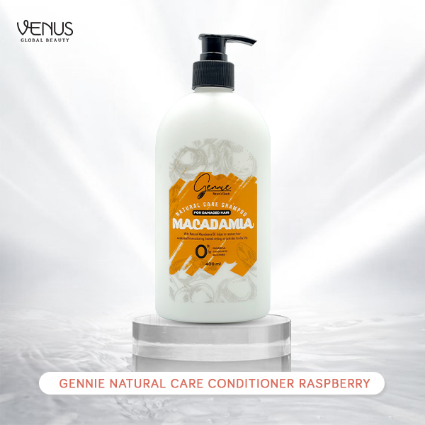 Dầu Gội Gennie Natural Care dầu hạt Macca Dành Cho Tóc Hư Tổn 400ml Chính Hãng