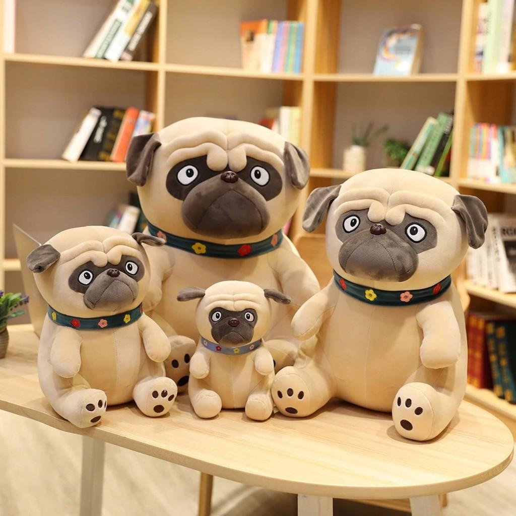 Chó Pug Bông Mặt xệ đủ Size 25 cm , 35 cm ,40 cm , 50cm