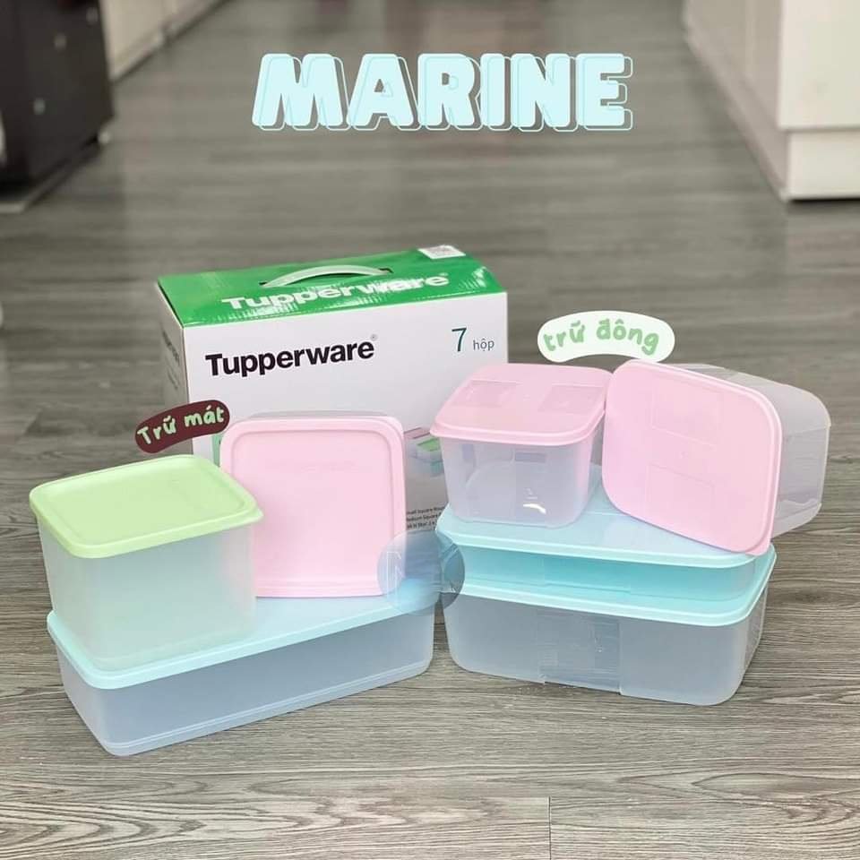 Bộ hộp bảo quản trữ mát và trữ đông Marine  TUPPERWARE HÀNG CHÍNH HÃNG