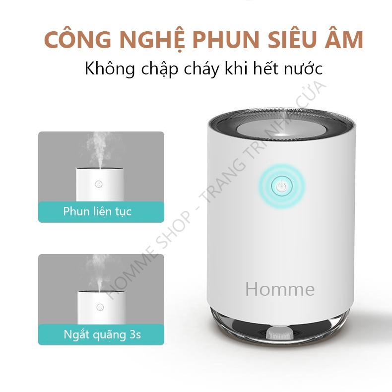 Máy xông tinh dầu phòng ngủ làm thơm phòng có đèn LED thay đèn ngủ