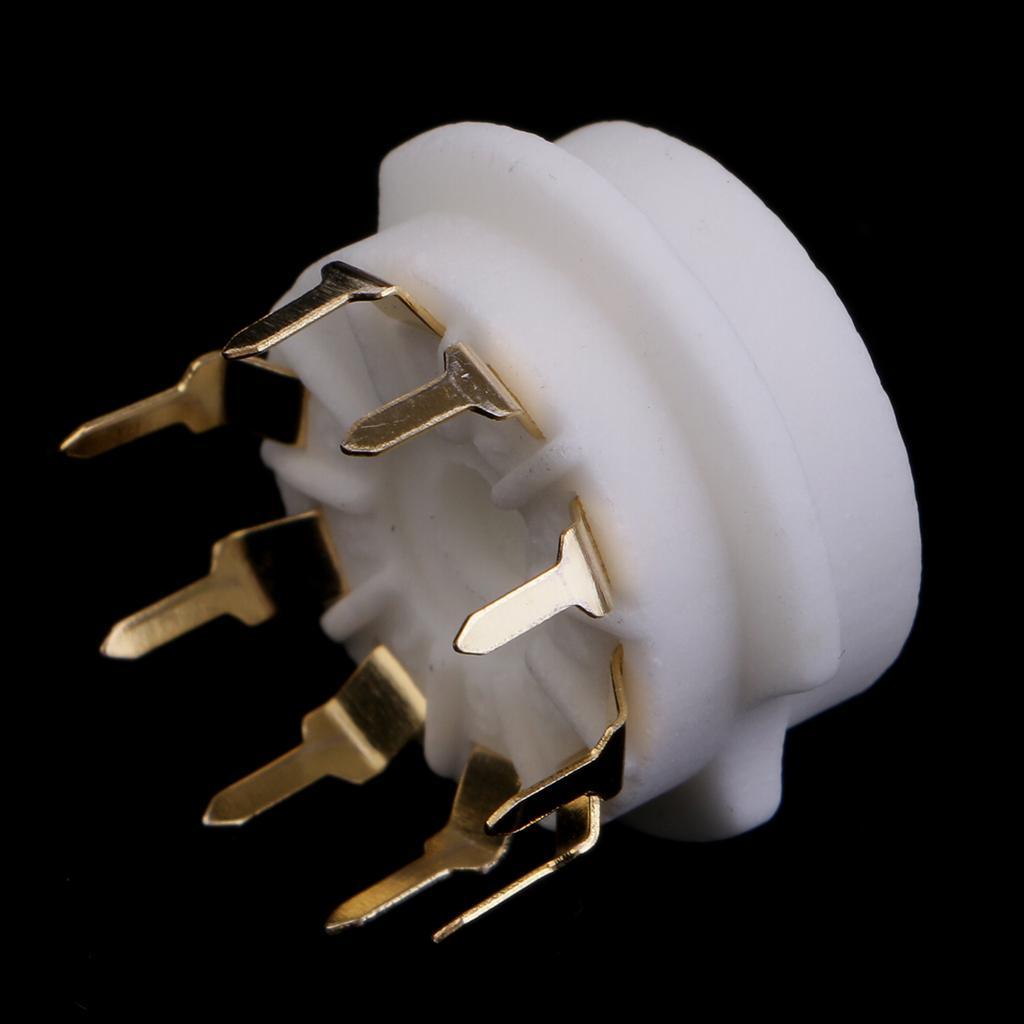 9pin PCB Mounting Vacuum Tube Socket GZC9-B-G for 12AX7,ECC83,E88CC,6922