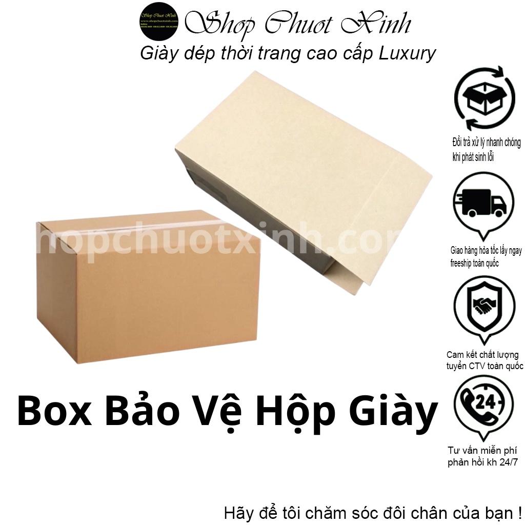 Hộp bảo vệ giày chất liệu catton giữ hộp giày như mới không bị ảnh hưởng khi vận chuyển shopchuotxinh