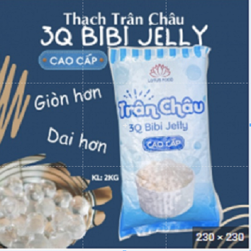 Trân Châu 3Q Bibi Jelly Lotus Food VIETTINMART 2kg