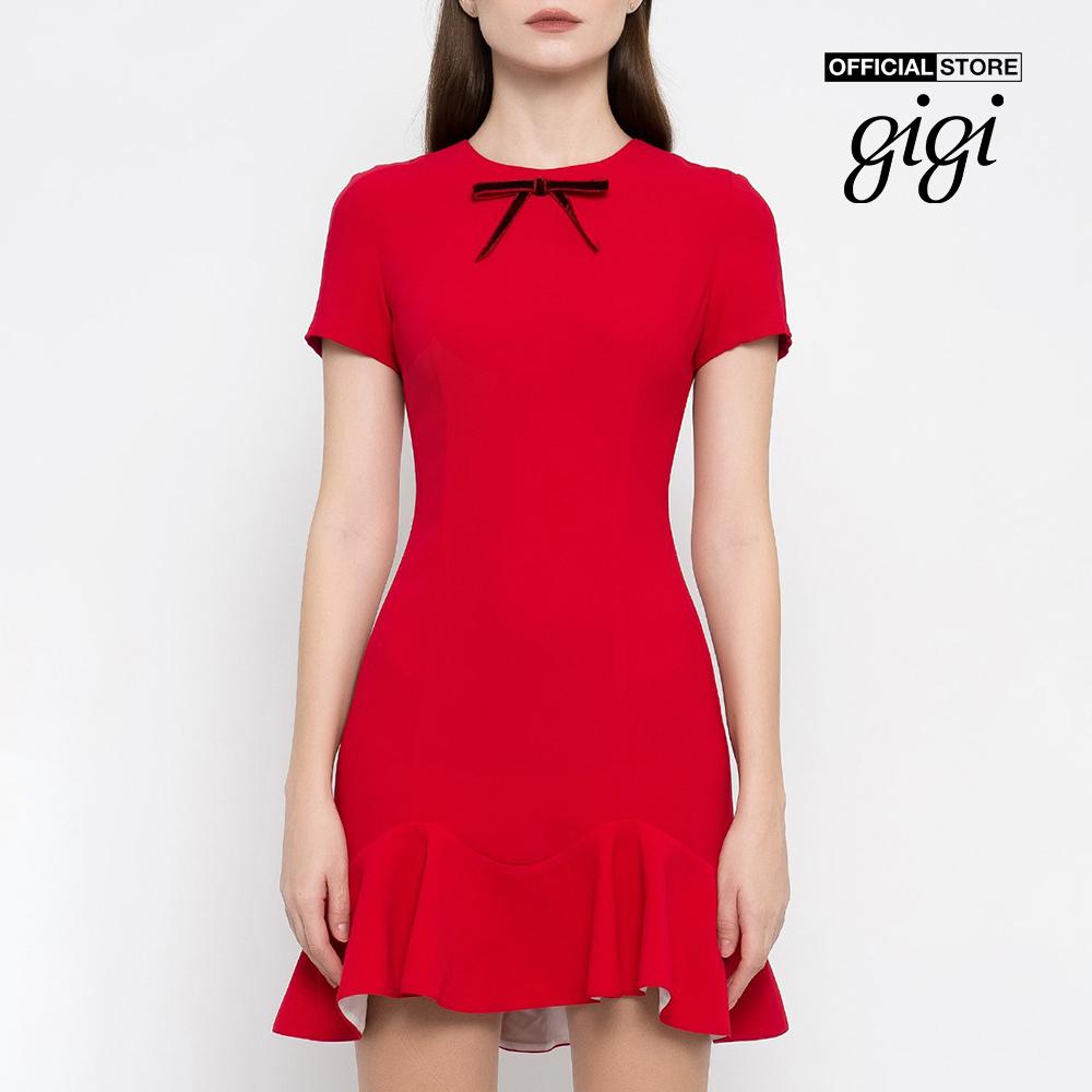 GIGI - Đầm mini đuôi cá Peplum Hemline G2101D221238