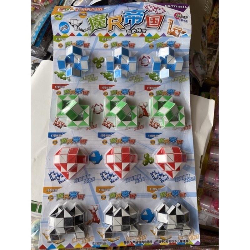 Sỉ vỉ 12 chiếc rubik biến thể loại to, sáng tạo cho bé loại đẹp