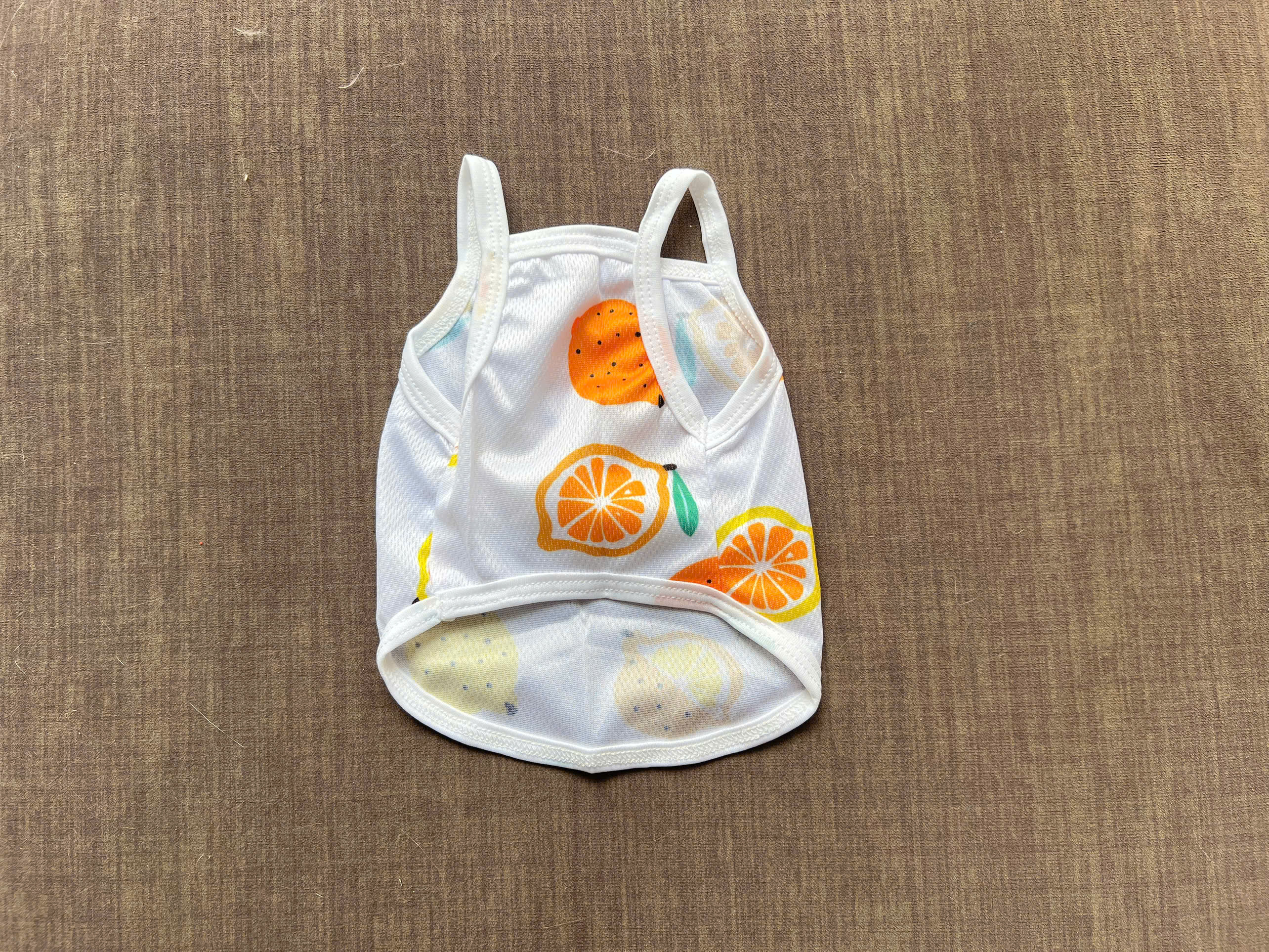 ÁO THUN HAI DÂY TRÁI CÂY THÔNG HƠI SIÊU CUTE TỪ 1-7.5KG DÀNH CHO THÚ CƯNG CHÓ MÈ