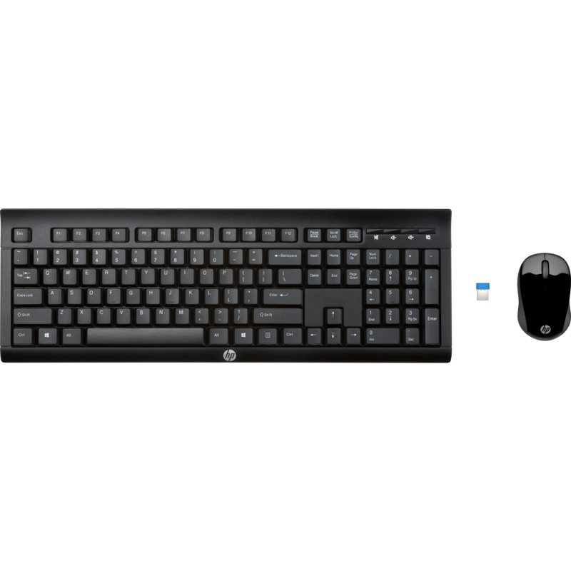 Bộ bàn phím và chuột HP FIJI Wireless Combo Keyboard A/P_6JU16AA - Hàng Chính Hãng