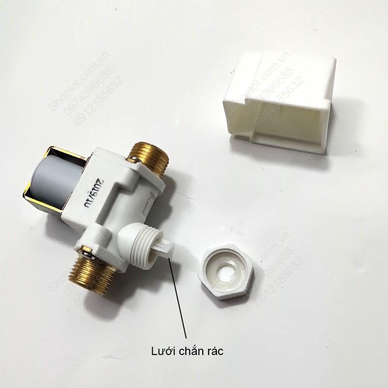 Van nước điện từ thường đóng loại 12V hoặc 220V-TS1013, ren ngoài DN15-G1/2 (loại tốt, có thể dùng cho nước nóng)