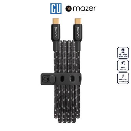Dây Cáp Mazer Infinite LINK 3 Pro Cable USB-C TO USB-C HDMI4K/60Hz USB-C TO USB-C,dành cho Sạc và đồng bộ hóa điện thoại Hàng Chính Hãng