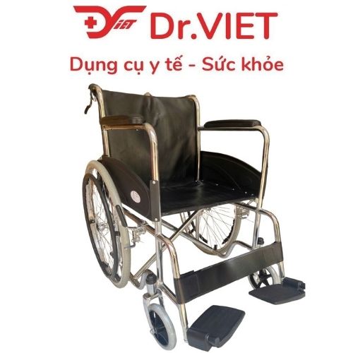 Xe lăn tay thép mạ Chrome GBM-061C