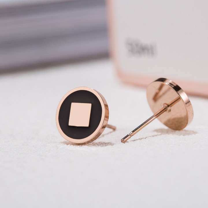 Bộ 3 Đôi Bông Tai Titan Không Đen TT 1731