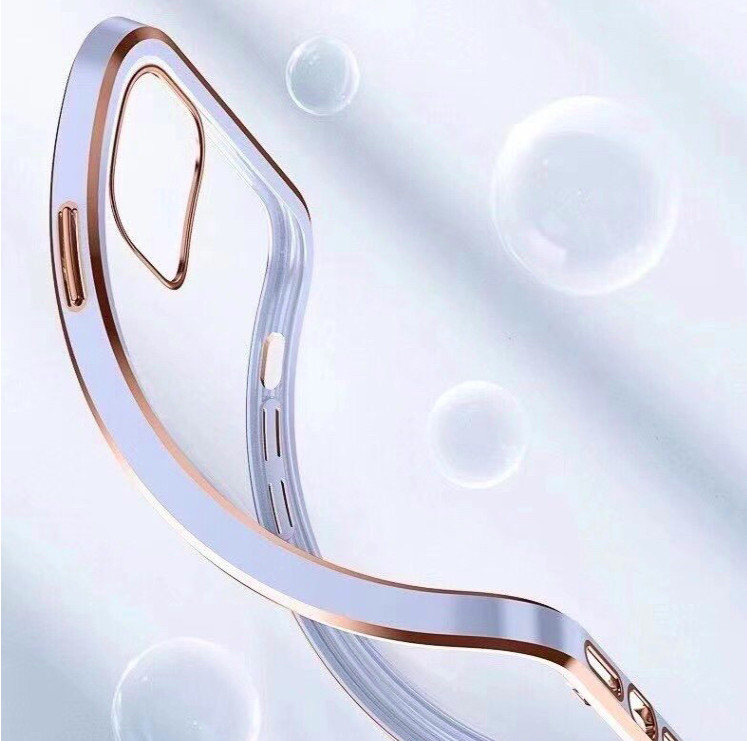 Ốp dẻo mạ viền vuông mạ crom gold cho iphone 11/ 11pro/ 11 promax/ iPhone 12/ 12 pro/ 12 promax