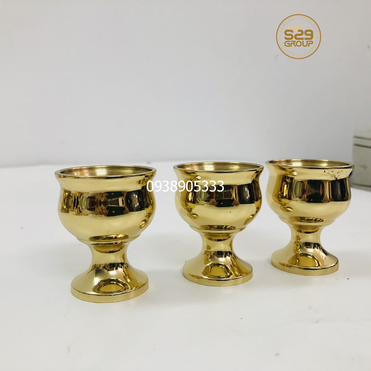 Ly nước bằng đồng thờ cúng,đồ đồng cao cấp