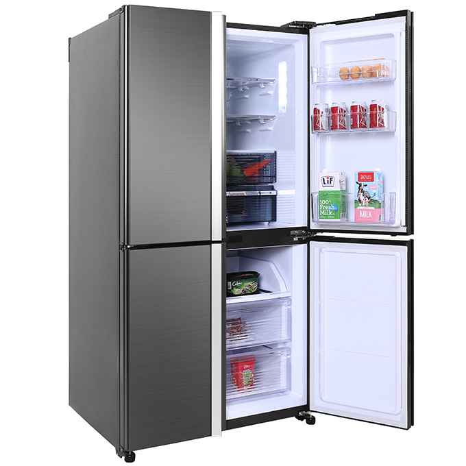Tủ lạnh Sharp Inverter 520 lít SJ-FX600V-SL - Hàng chính hãng - Giao tại Hà Nội và 1 số tỉnh toàn quốc