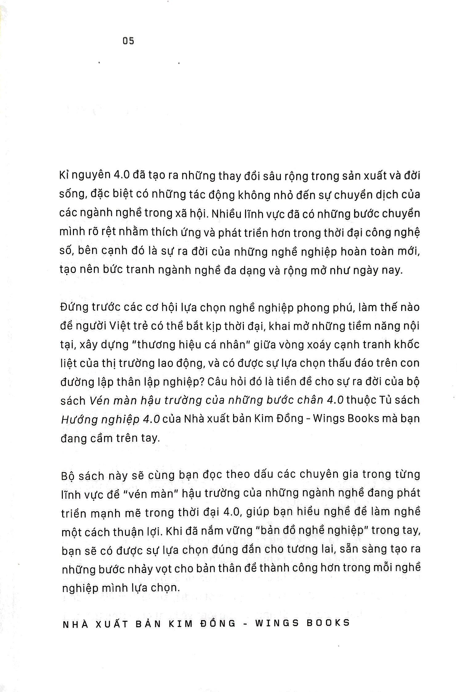 Hướng Nghiệp 4.0 - Animation Artist - Vén Màn Hậu Trường Của Những Bước Chân 4.0