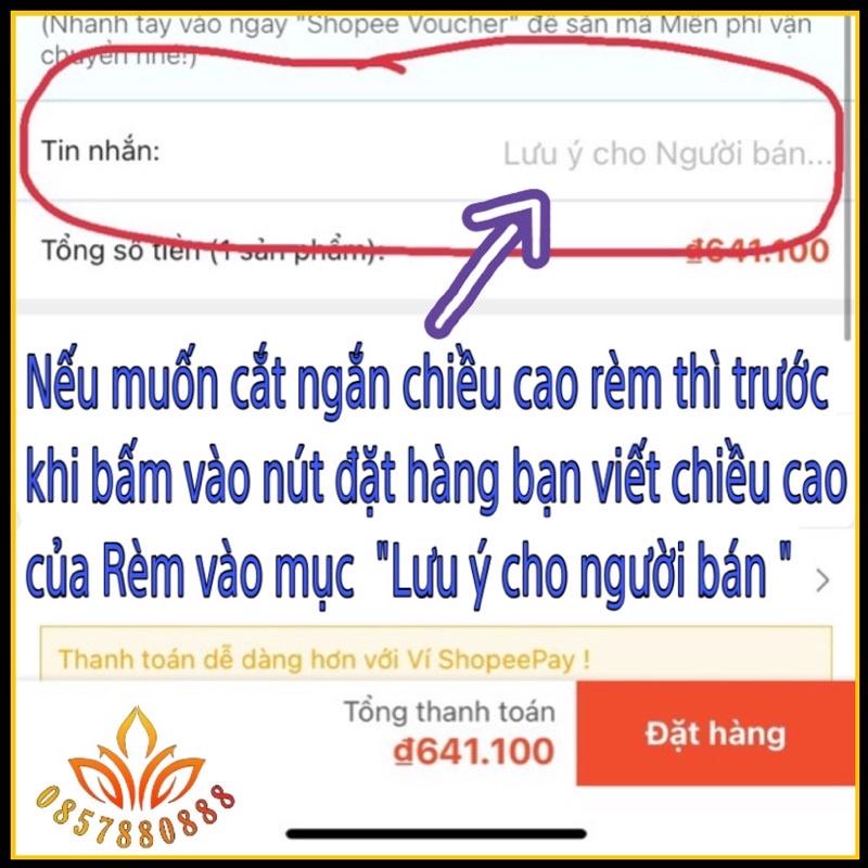 Rido Gấm dệt 3 lớp,riđô vải cản nắng cực tốt,Rèm lan can cầu thang,Rèm gác xép