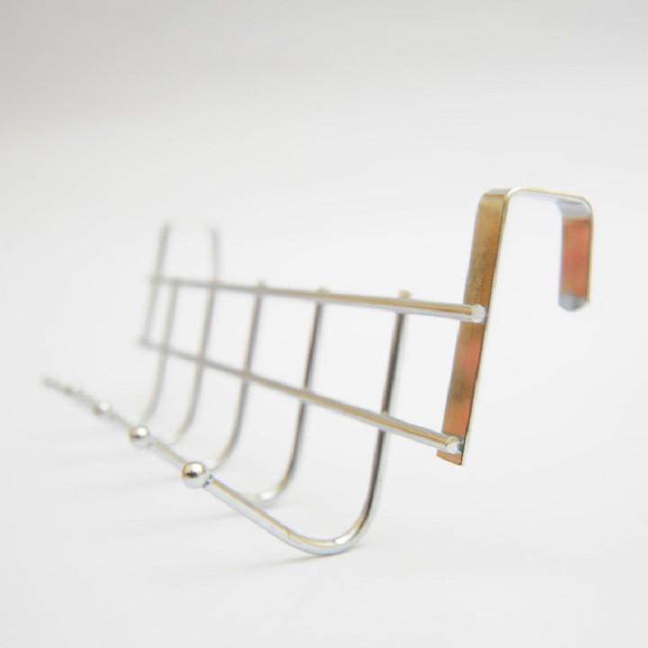 Móc treo đồ cài cửa bằng inox