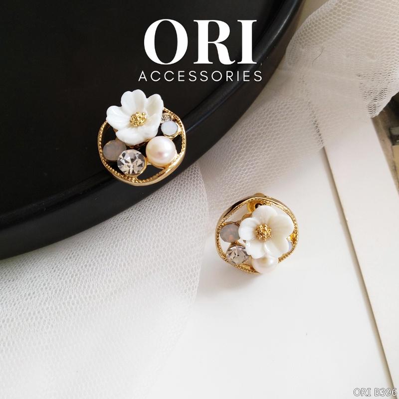 Khuyên tai nữ bông hoa đính đá Daisy xinh xắn thời trang ORI B396