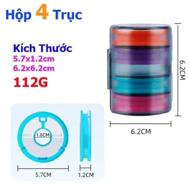 Hộp trục thẻo câu đài Silicon hàng nam châm tự động đồ câu FISHING_HD