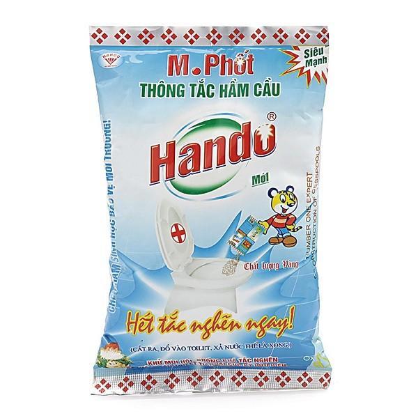 Combo 4 gói thông tắc hầm cầu M. Phốt Hando 300g