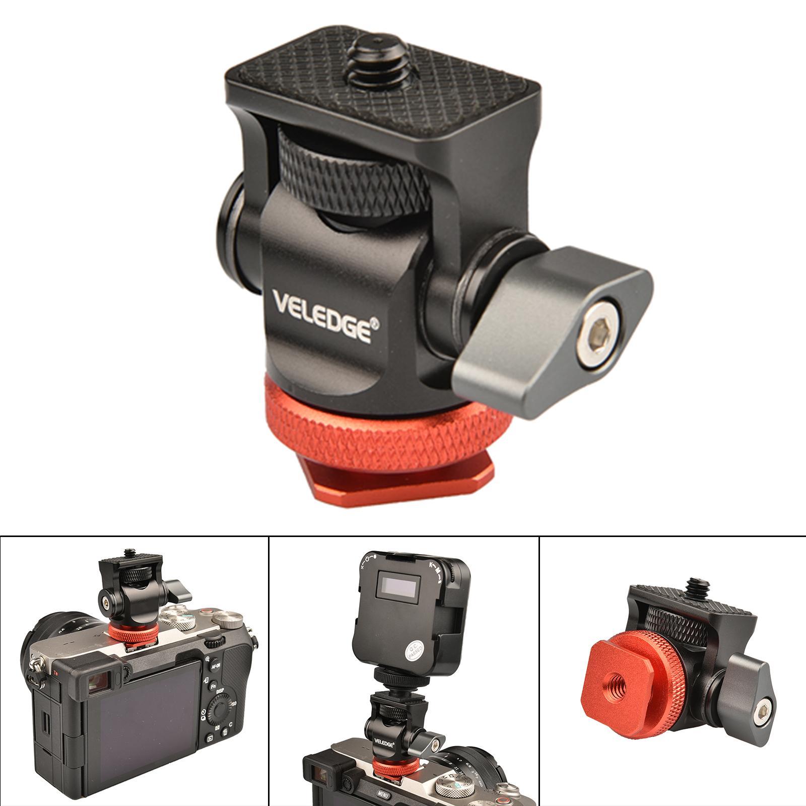 Mini Tripod Head Monitor Holder for Microphone Flash Camera
