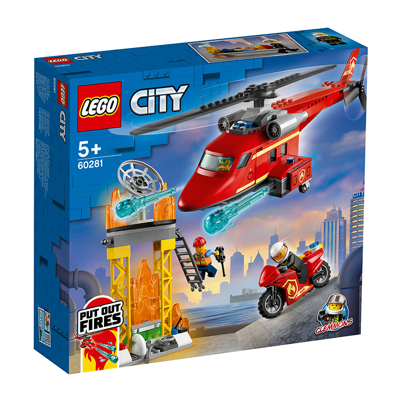 Đồ Chơi Lắp Ráp LEGO City Trực Thăng Cứu Hỏa 60281 Cho Bé Trên 5 Tuổi