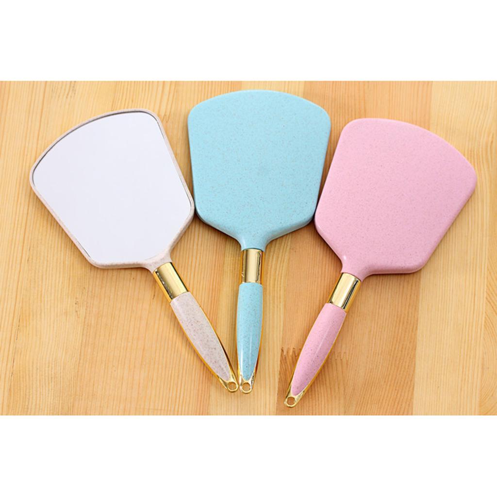 Handheld Makeup Cosmetic Compact Travel Portable Vanity Square Mirror 2Pcs