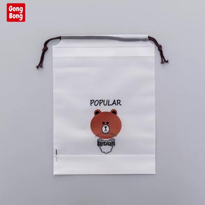 Túi đựng giày dép đồ dùng cá nhân đi du lịch chống thấm nước bụi bẩn dạng dây rút tiện lợi Gong Bong store