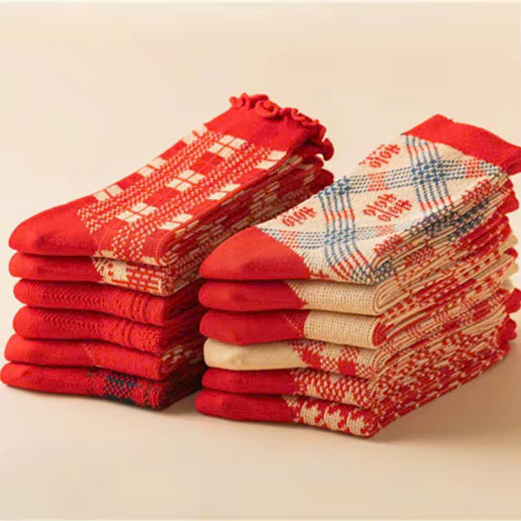 TẤT VỚ ĐỎ NỮ THỜI TRANG SIÊU XINH DÀNH CHO NỮ