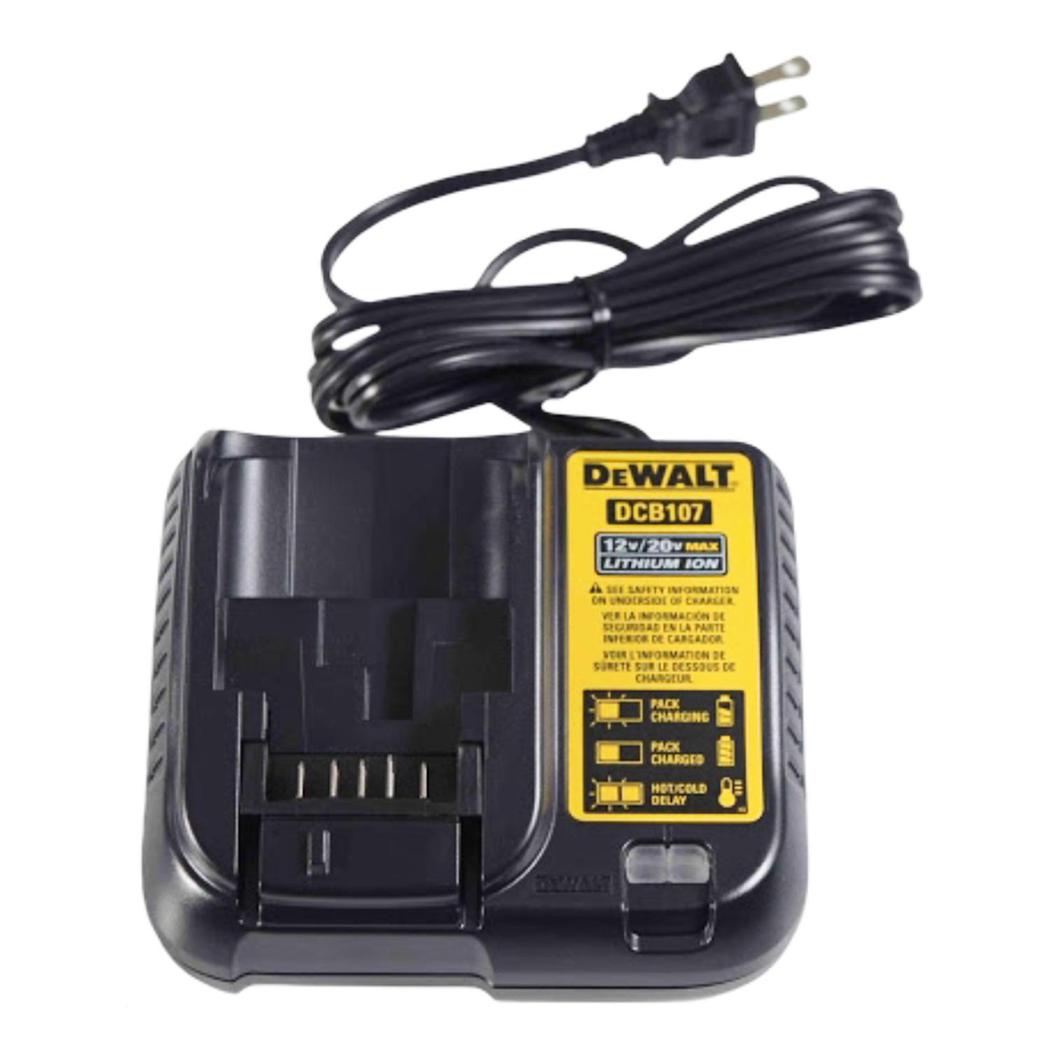 Bộ sạc pin Dewalt 10.8v-18v DCB107-B1