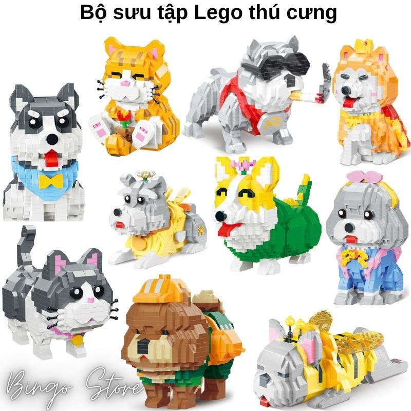 MÔ HÌNH LẮP RÁP CHÓ TEDDY 935 CHI TIẾT