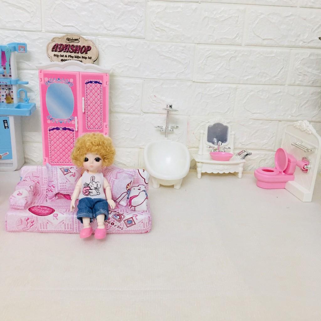 Combo thiết bị phòng tắm cho búp bê Baboliy Sunnydoll