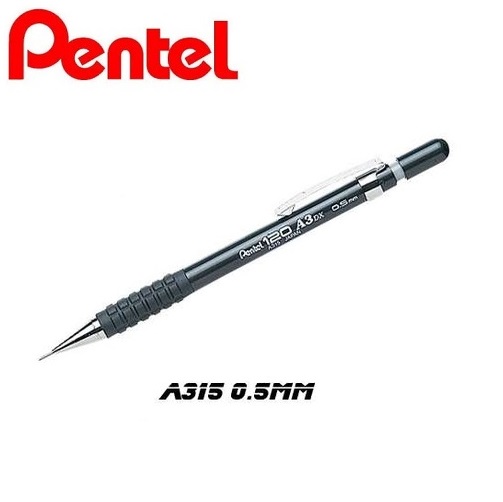 Bút chì kim kỹ thuật Pentel 120 A3 | Bút bằng thép chắc chắn | Bút chì kim A313 / A315 / A317 / A319 cỡ ngòi 0.3/0.5/0.7/0.9mm