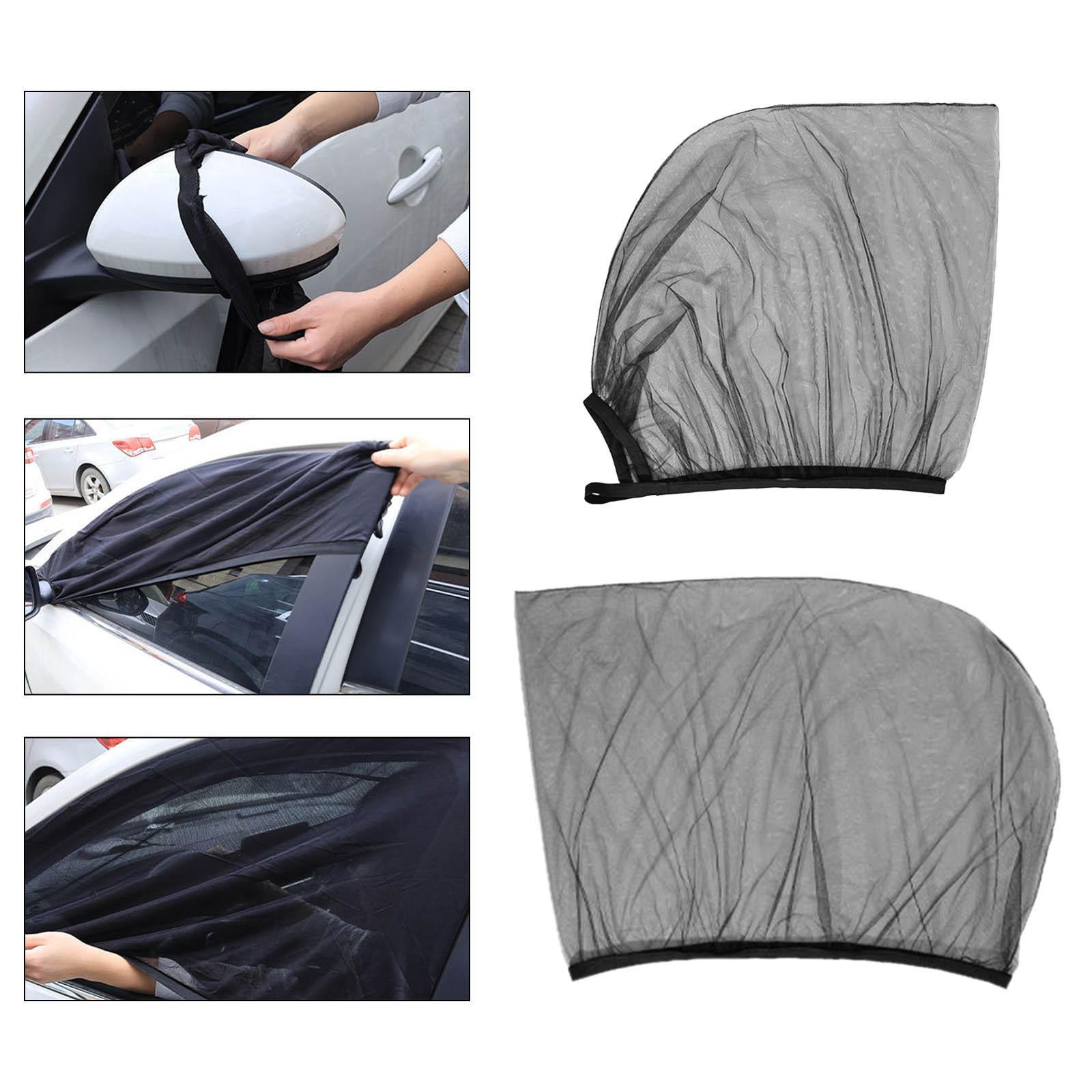4Pcs Car Window Sun Blocker Block Mesh Sunshade for Front Rear Window