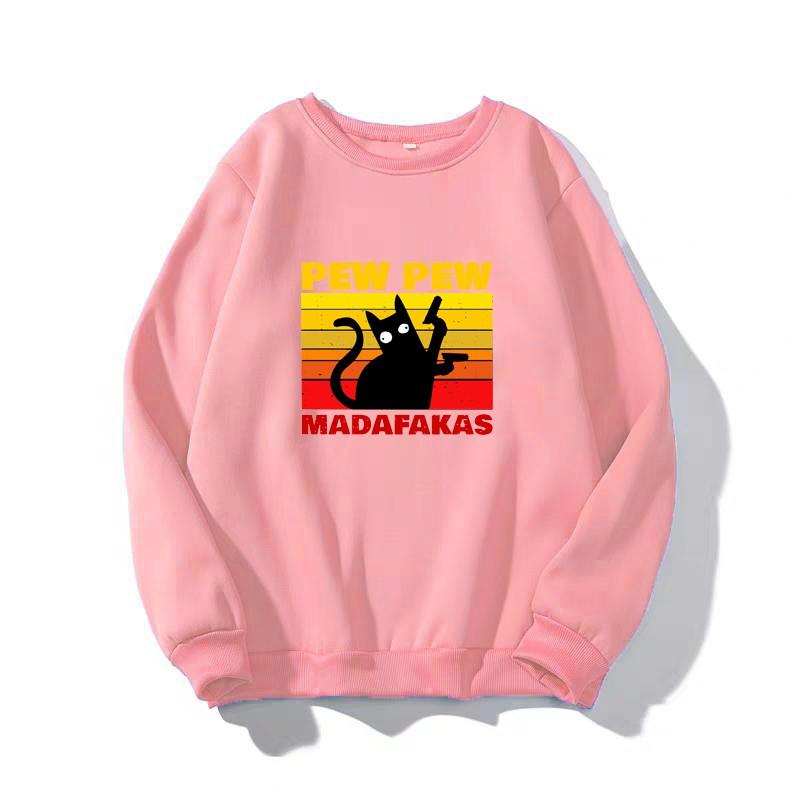ÁO SWEATER NAM NỮ IN PEW PEW MADAFAKAS