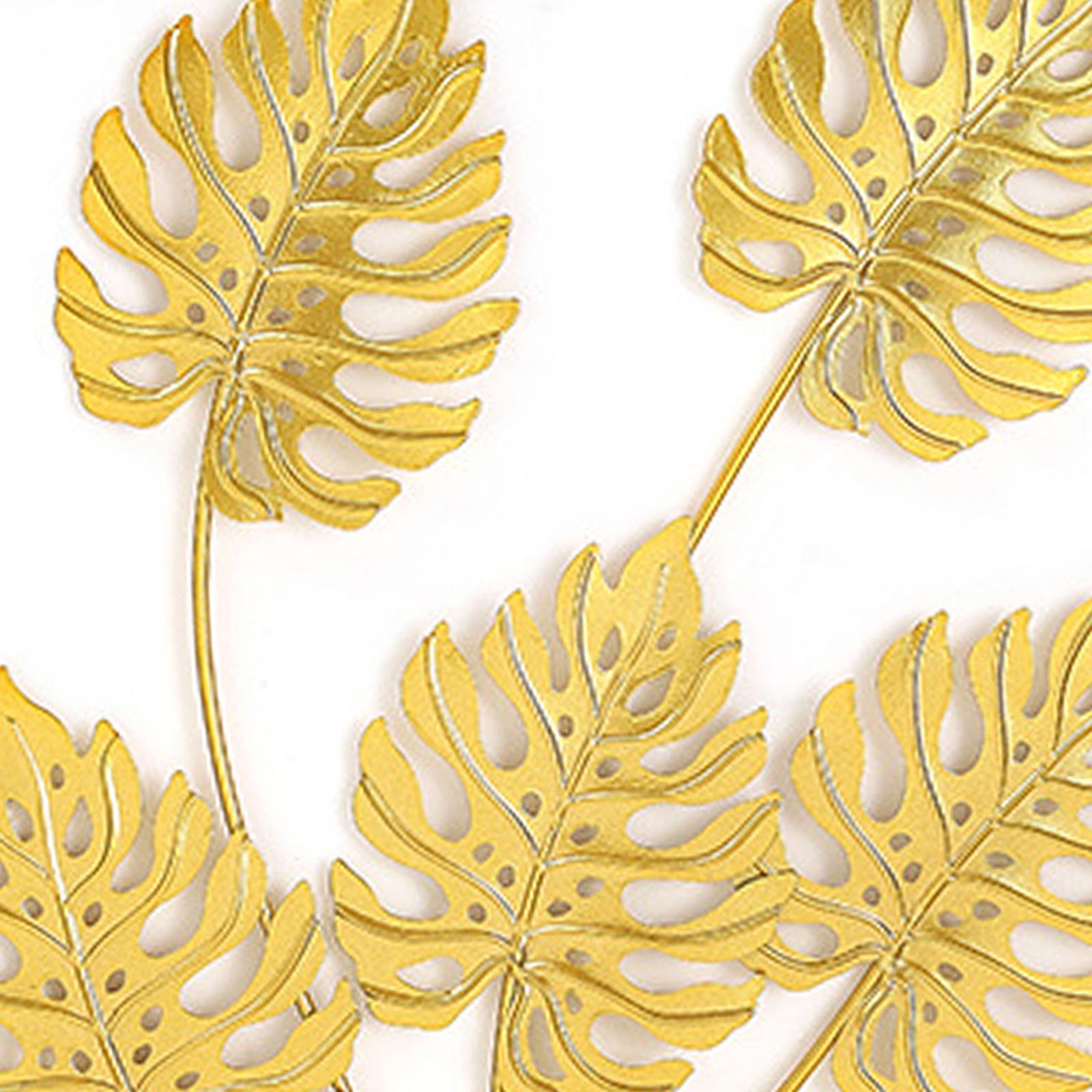 Leaf Walls Sculptures Hanging Statues Leaves Metal Wall Art Decors