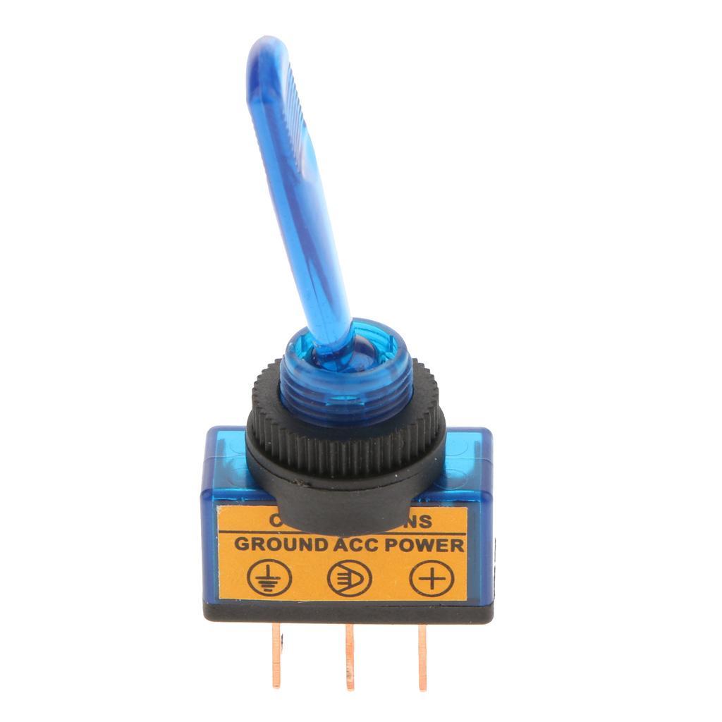 2-7pack 12V 20A LED Light OFF/ON SPST Toggle Rocker Switch 3Pin Car Boat Sales