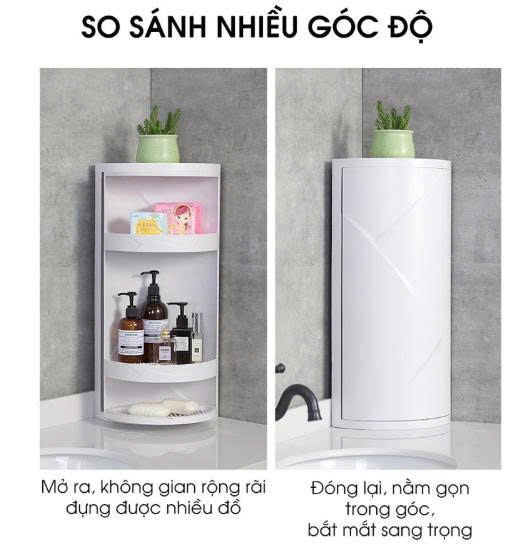 [KoSuyTu] KỆ GÓC XOAY 360 ĐỘ ĐA NĂNG – GIẢI PHÁP LƯU TRỮ THÔNG MINH CHO MỌI KHÔNG GIAN