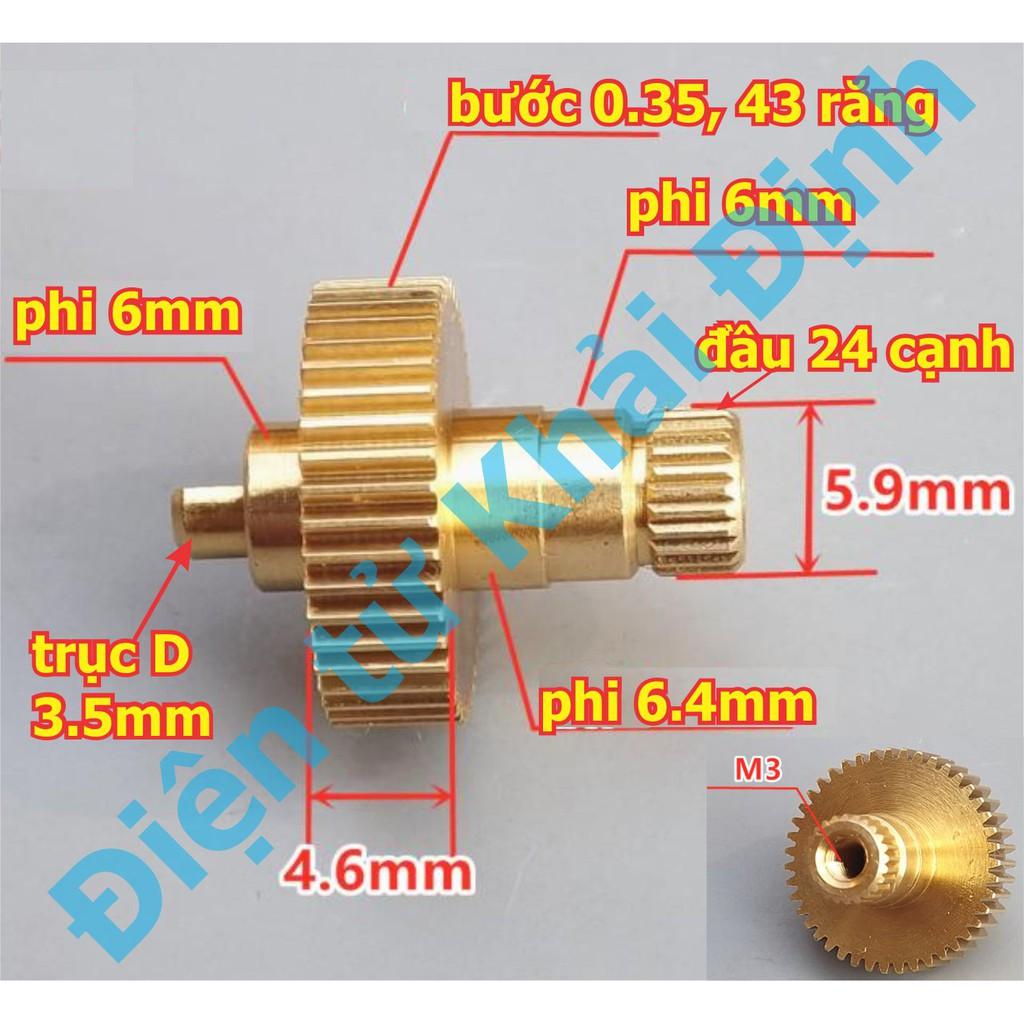 Bộ 5 bánh răng hộp giảm tốc chất lượng độ chính xác cao kde5952
