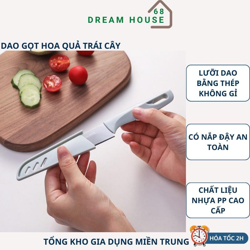 Dao Gọt Hoa Quả , Trái Cây Có Nắp Đậy An Toàn , Dao Gọt Sắc Bén Bằng Thép Không Gỉ