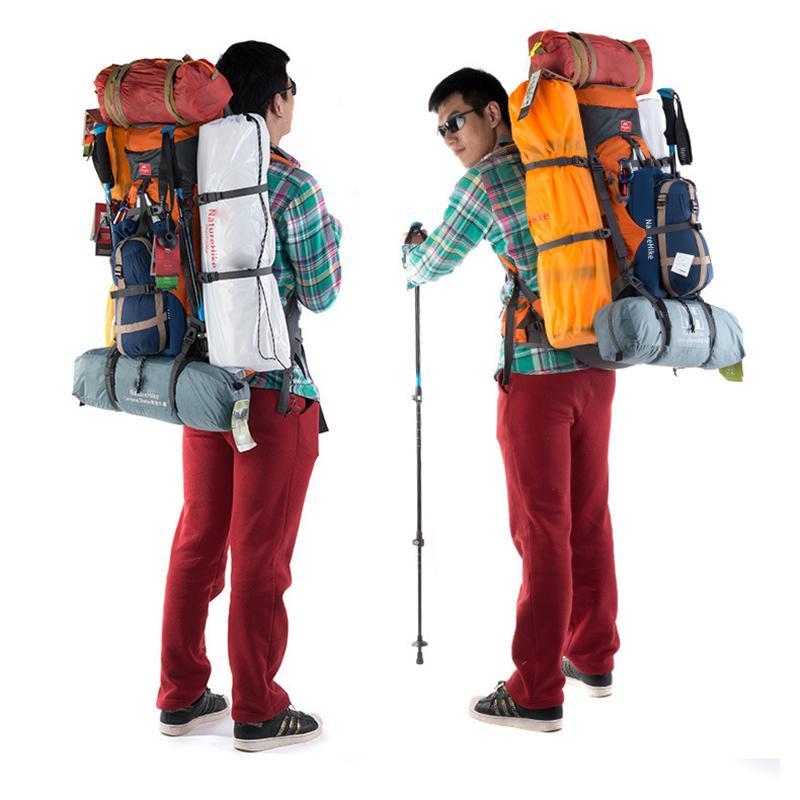 Balo Trợ lực NatureHike NH70B070-B Dung Tích lớn 70L + 5L, dùng cho Du lịch, Phượt, Leo Núi, Thể thao- HÀNG CHÍNH HÃNG