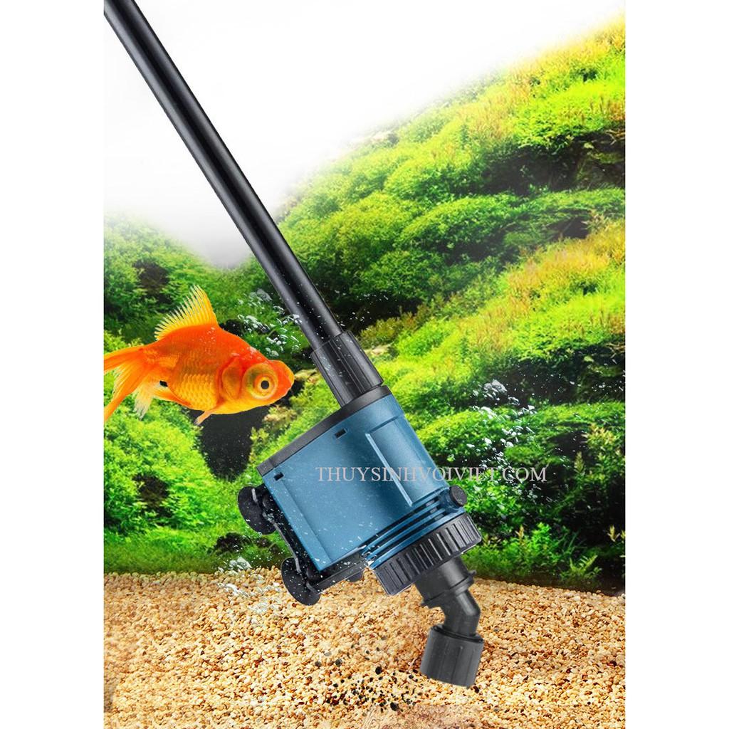 Máy Hút Vệ Sinh Hồ Cá Siêu Sạch Tích Hợp Đầu Bơm Sobo BO-028